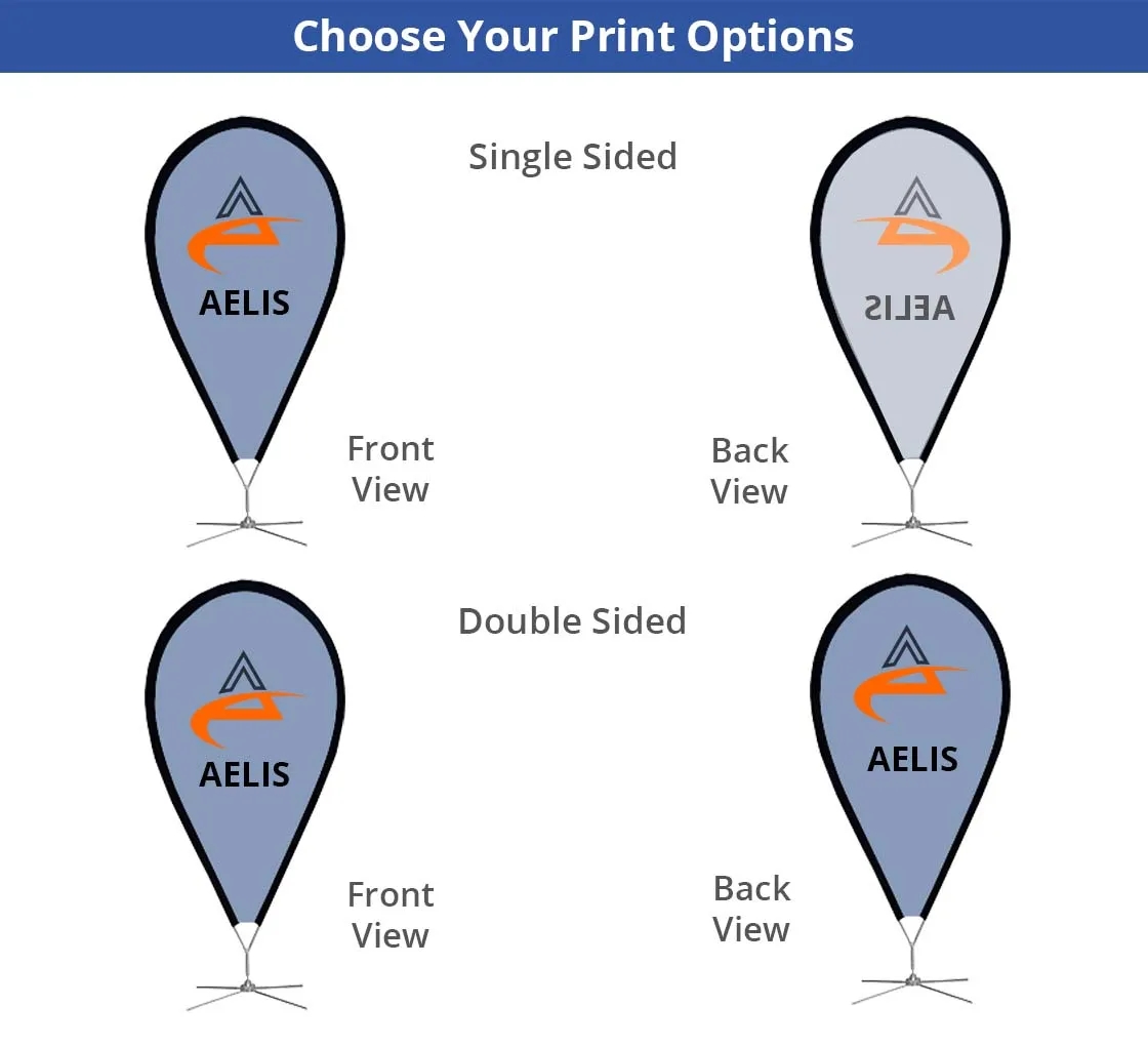 Pinpoint Flags, Double Sided package (43" x 86") 4