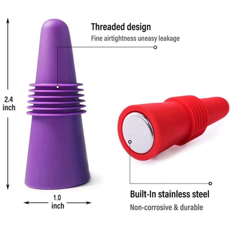 Silicone Wine Bottle Stopper 2