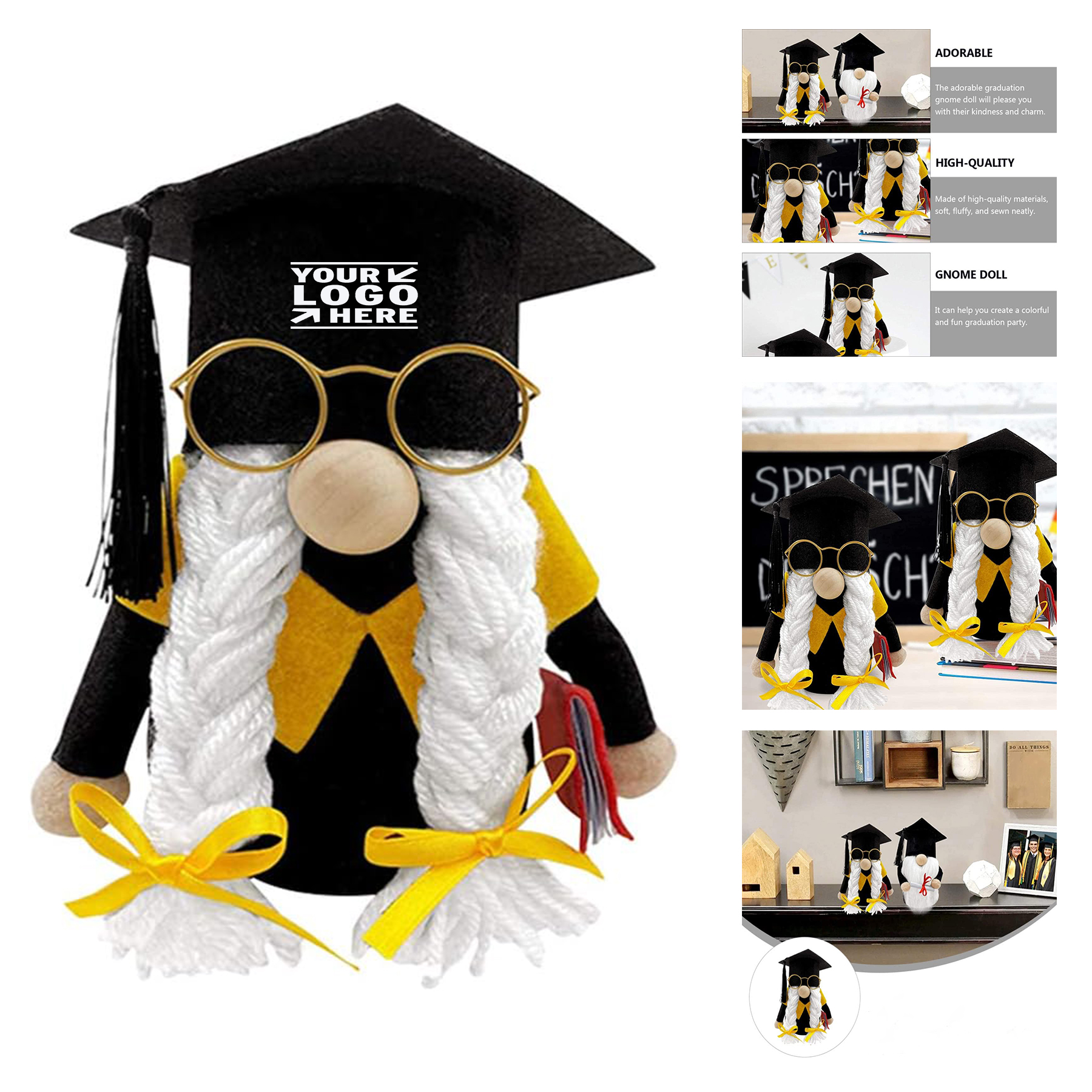 Graduation Gnom Plush Toy 1