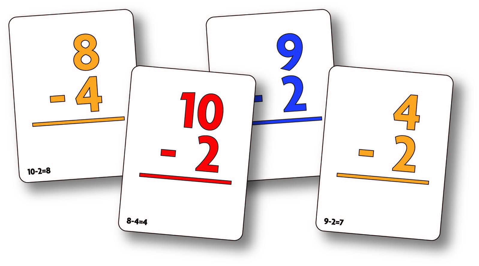 FLASH CARDS - Subtraction 5