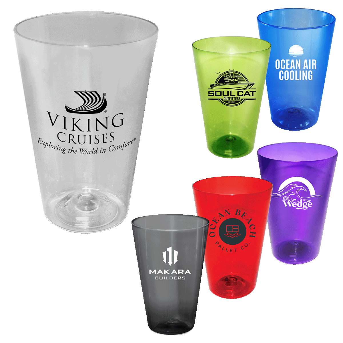 RECYCLED PET - 16 oz. Pint Glass 7
