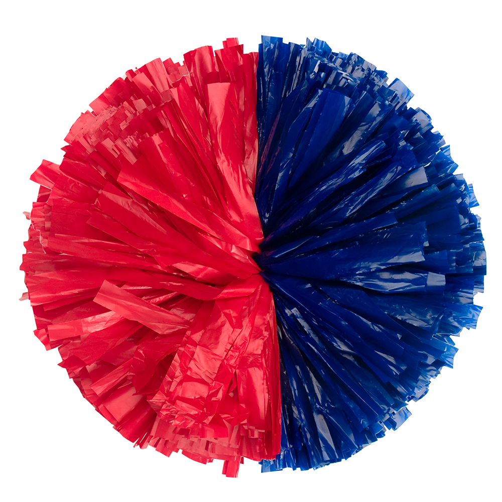Custom Plastic Show Pom - Half & Half Style 40