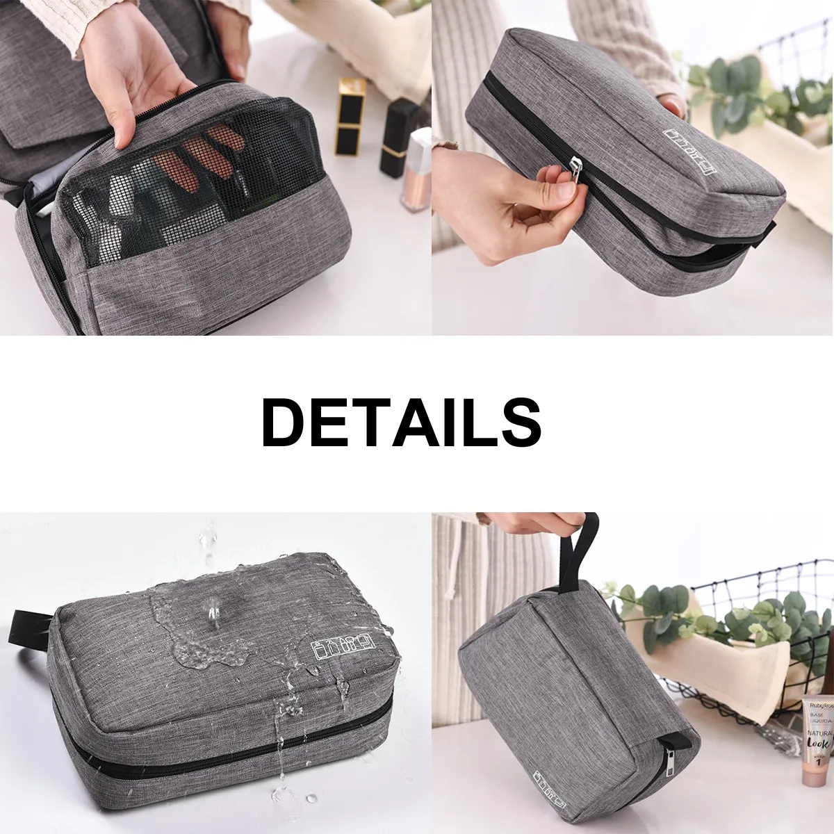 Hanging Travel Toiletry Bag for Men & Women 5