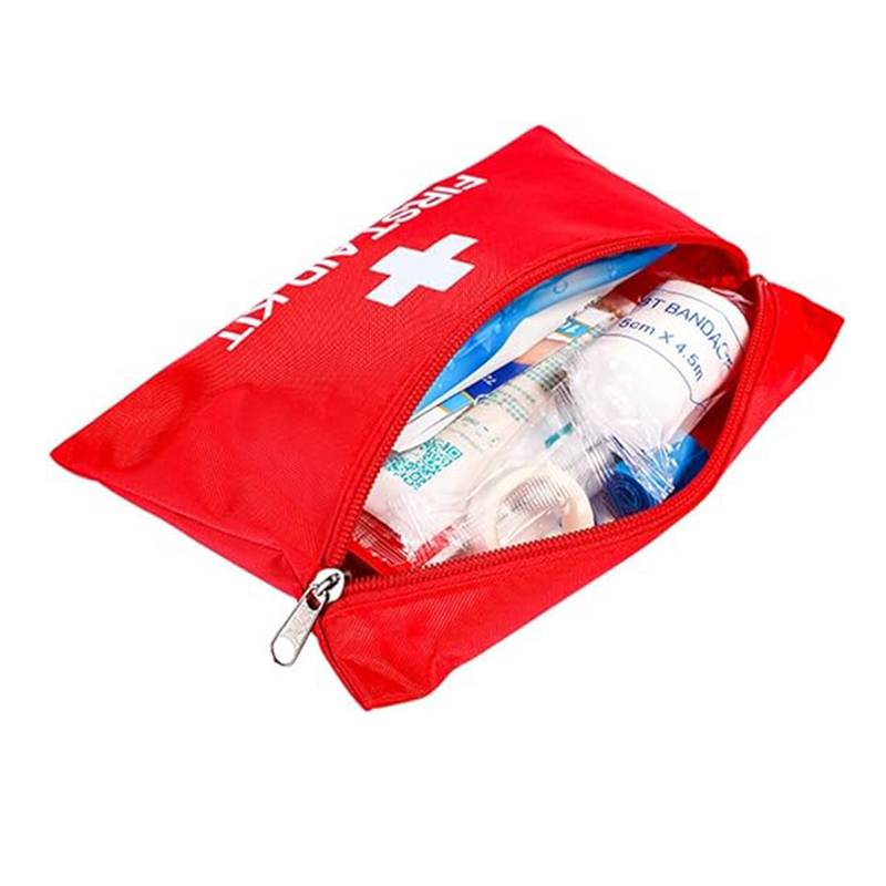 Large Zipper Storage Pouch w/ Plastic Hook 4