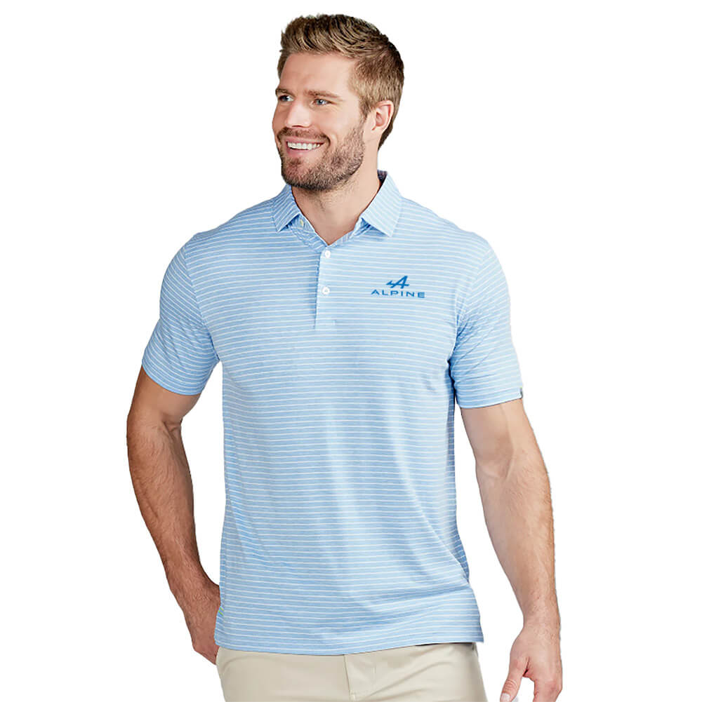Tasc Men's Cloud Polo Brookline Stripe 7