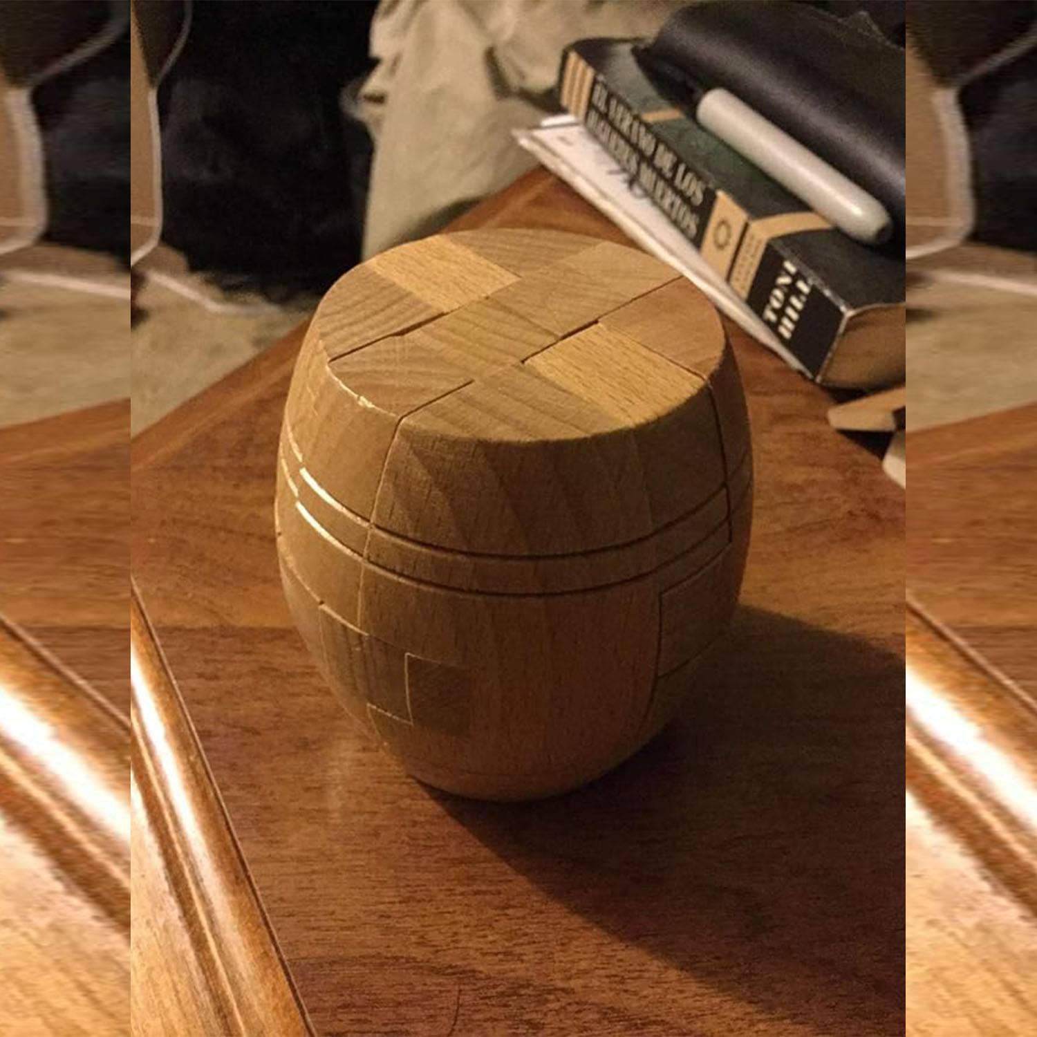 Wooden Barrel Puzzle 6