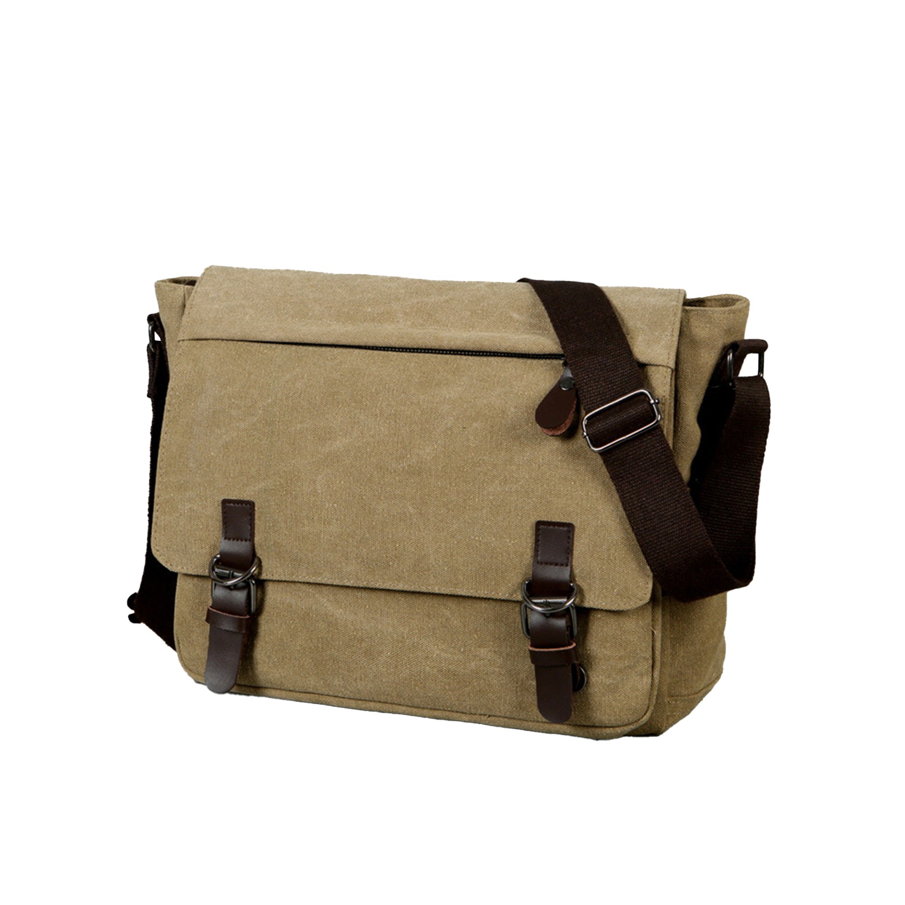Retro Messenger Bag, custom messenger bag with logo imprint 5