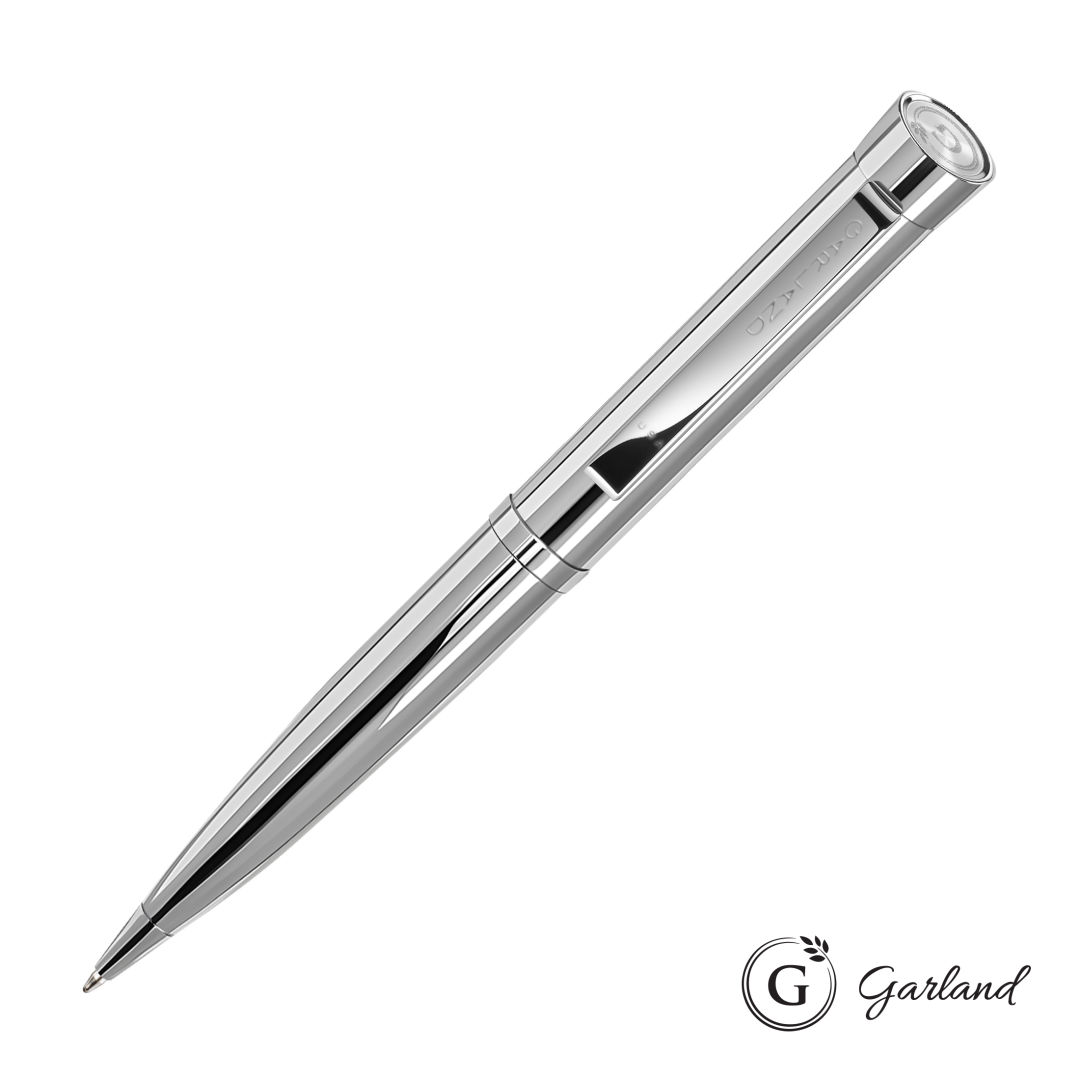 Garland® Executive Signature Emblem Twist Pen - Chrome 3