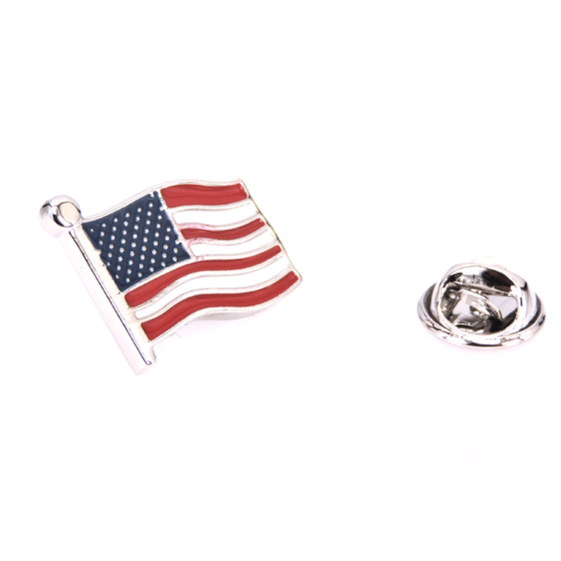 Metal Flag Brooch Pins 2