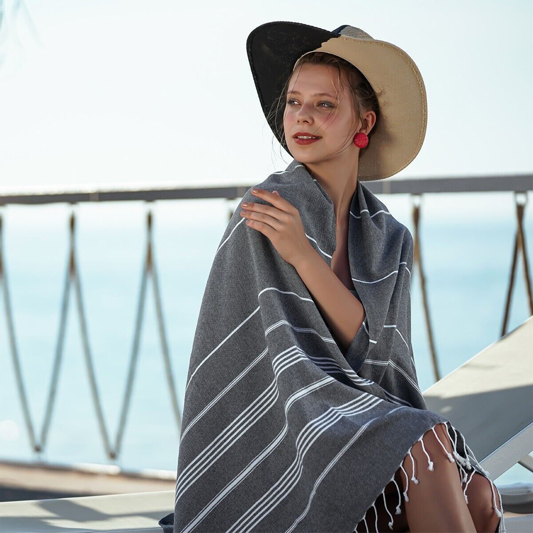 Turkish Beach Towel100% Cotton 2