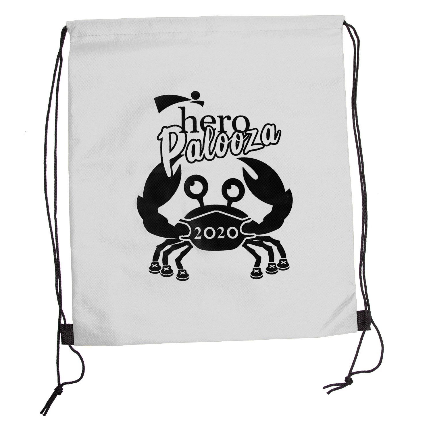 Wanderlust Non-Woven Drawstring Backpack (2 Color Imprint) 1