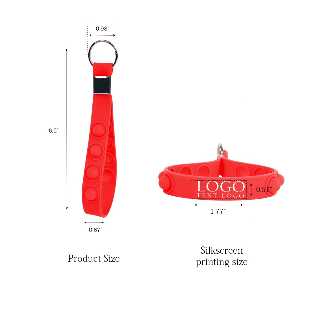 Push Pop Stress Reliever Keychain 8