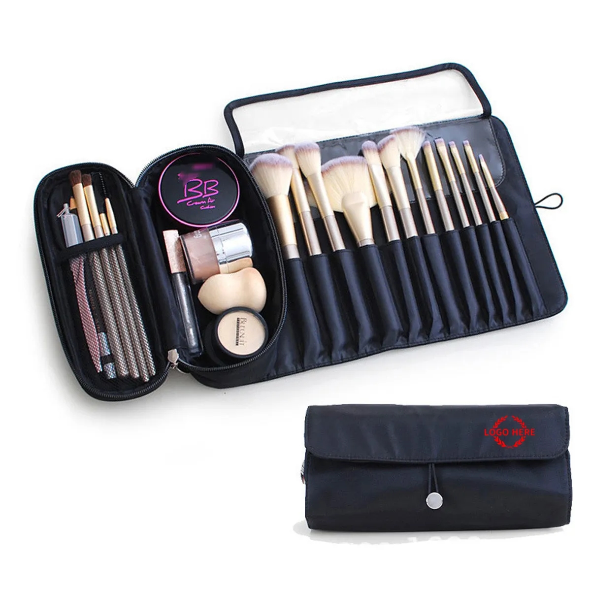 Portable Makeup Brush Storage Bag 2