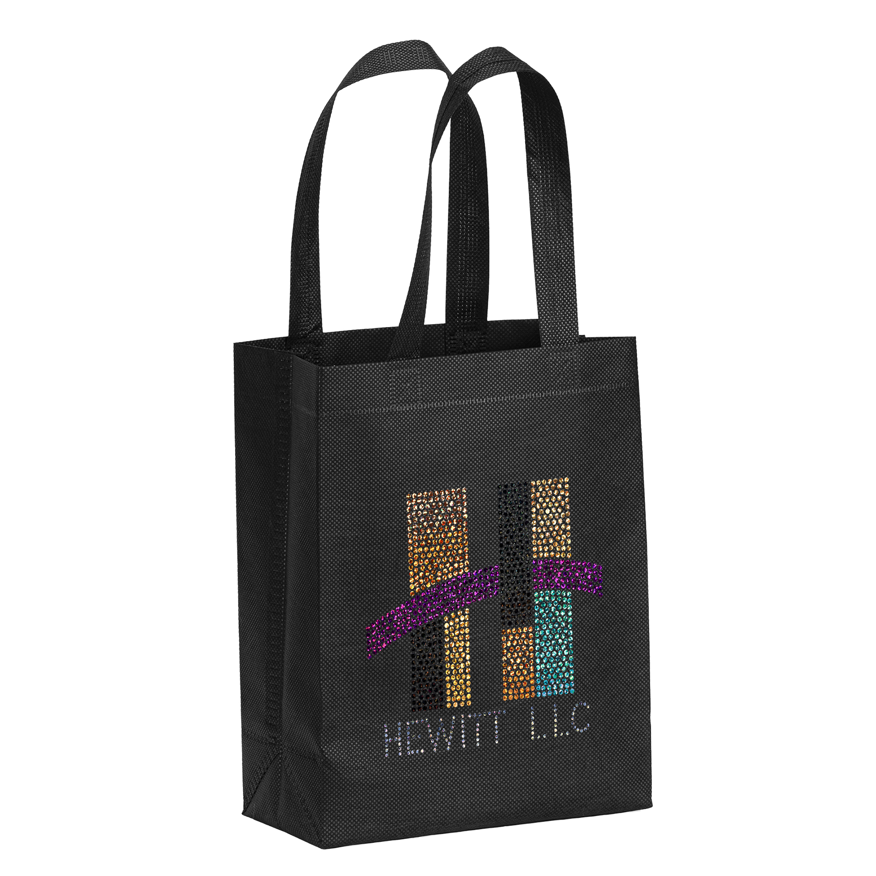 Lake™- R-PET Non-Woven Totes - Sparkle 6