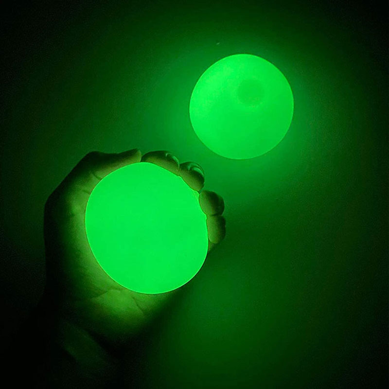 Glow in the Dark Stress Relief Sucker Balls 4