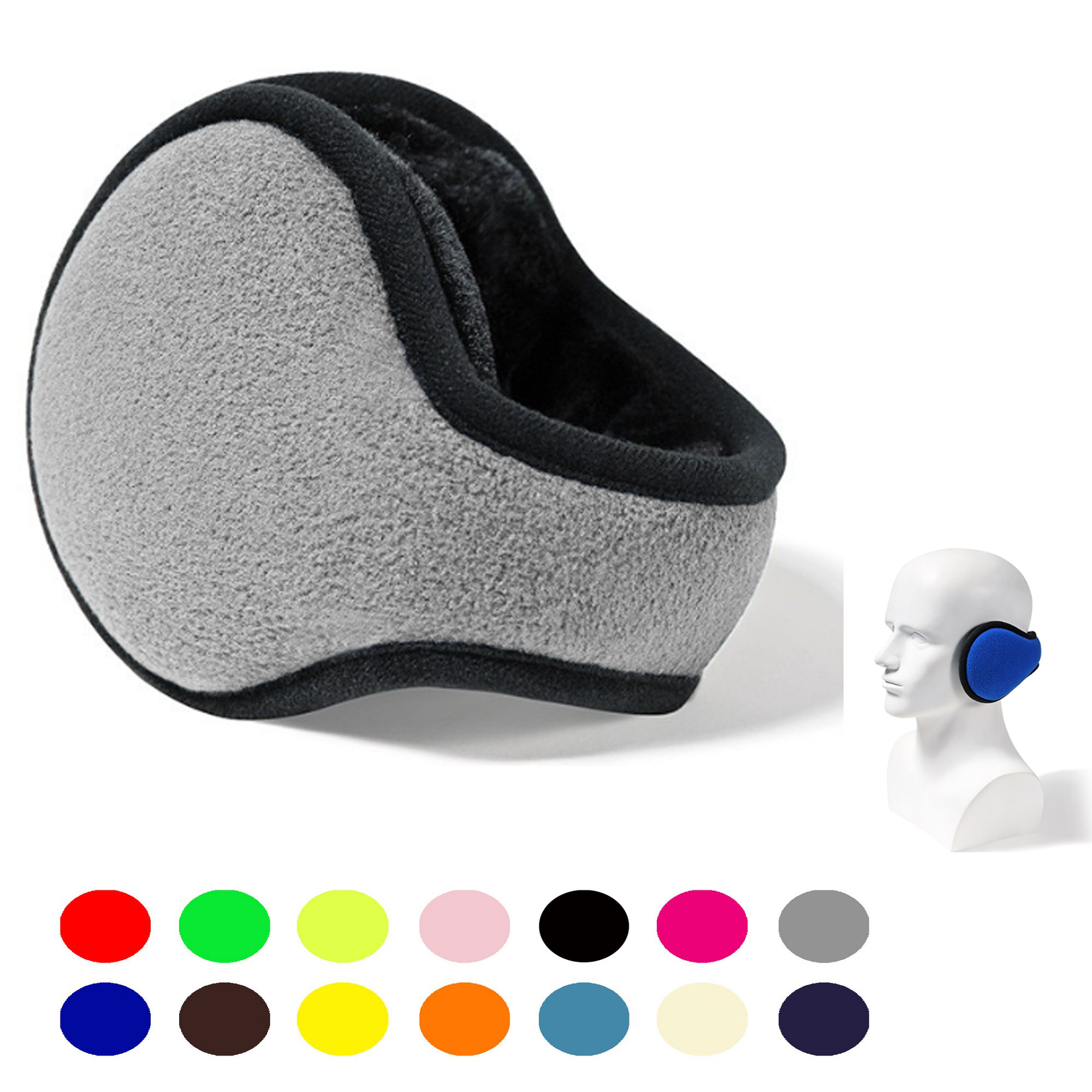 Rocking Fleece Unisex Ear Muffs with Custom Logo 2