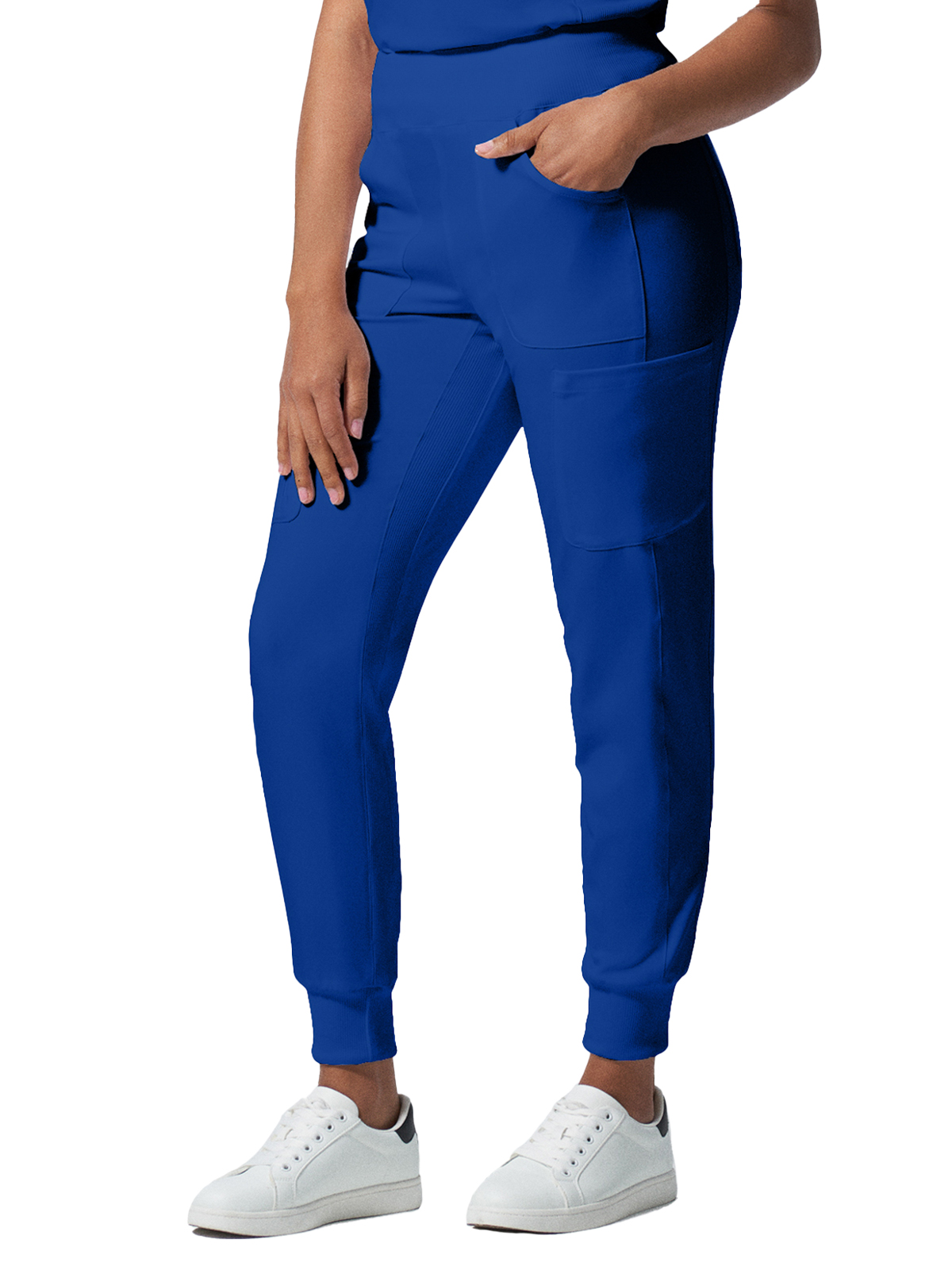 Landau - Forward - Women's Seven-Pocket Mid-Rise Rib-Knit Elastic Waist Jogger Pant 41