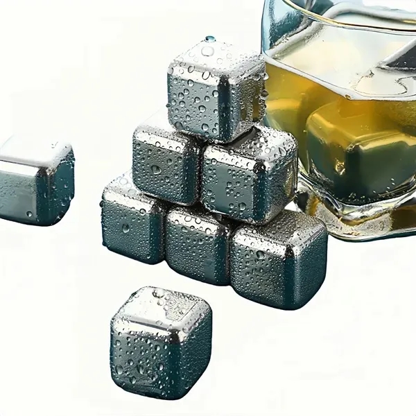 Stainless Steel Ice Cubes with Chill Drinks Without Dilution 2