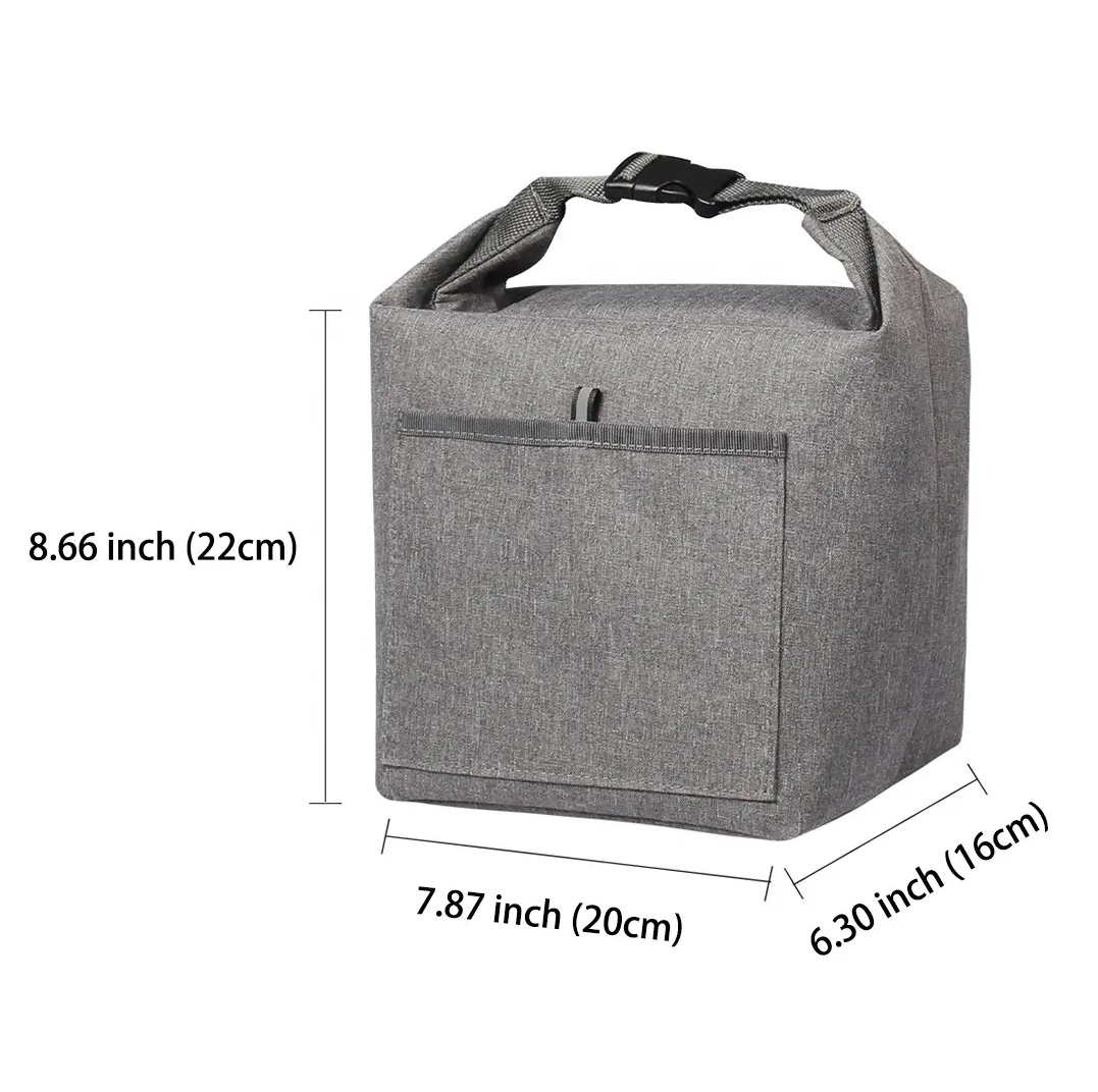 Bellevue Heathered Polyester Insulated Lunch Tote Bag 2