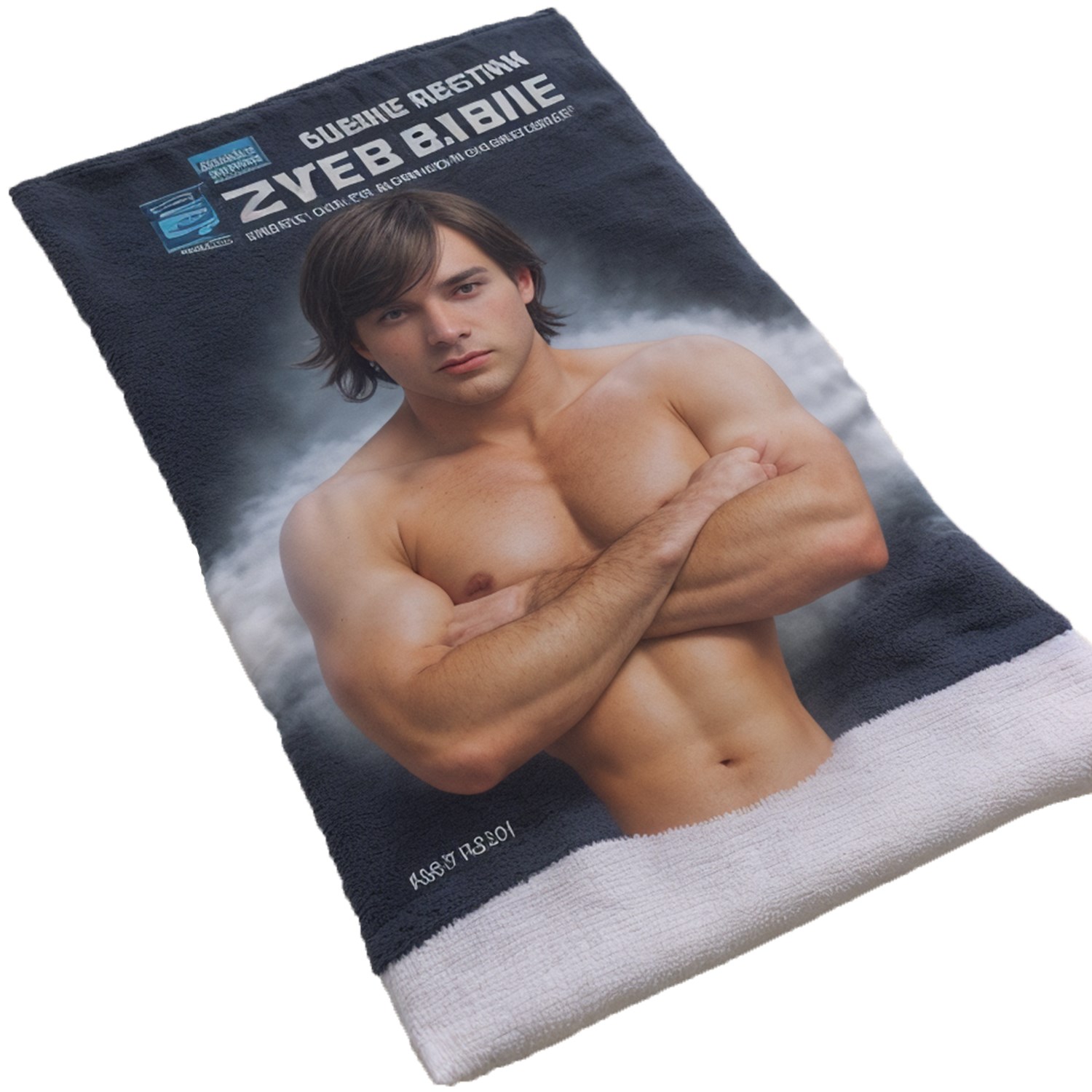 15" x 18" Sublimated Color Back Microfiber Rally Towel 3