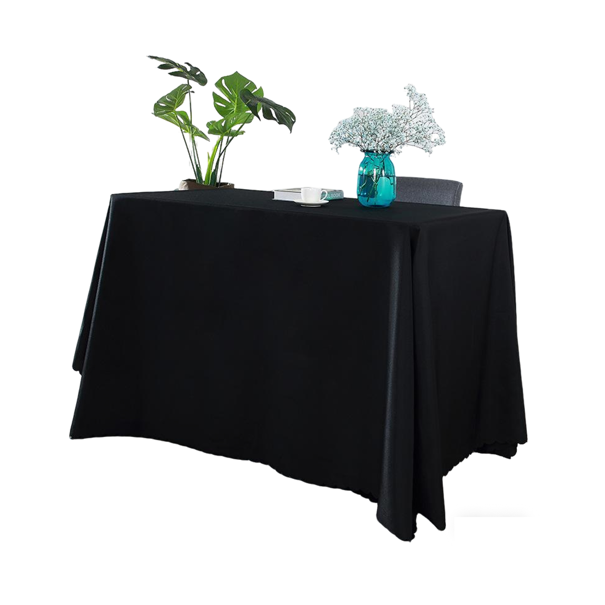 Polyester Tablecloth 102" x 71" With Custom Print 3