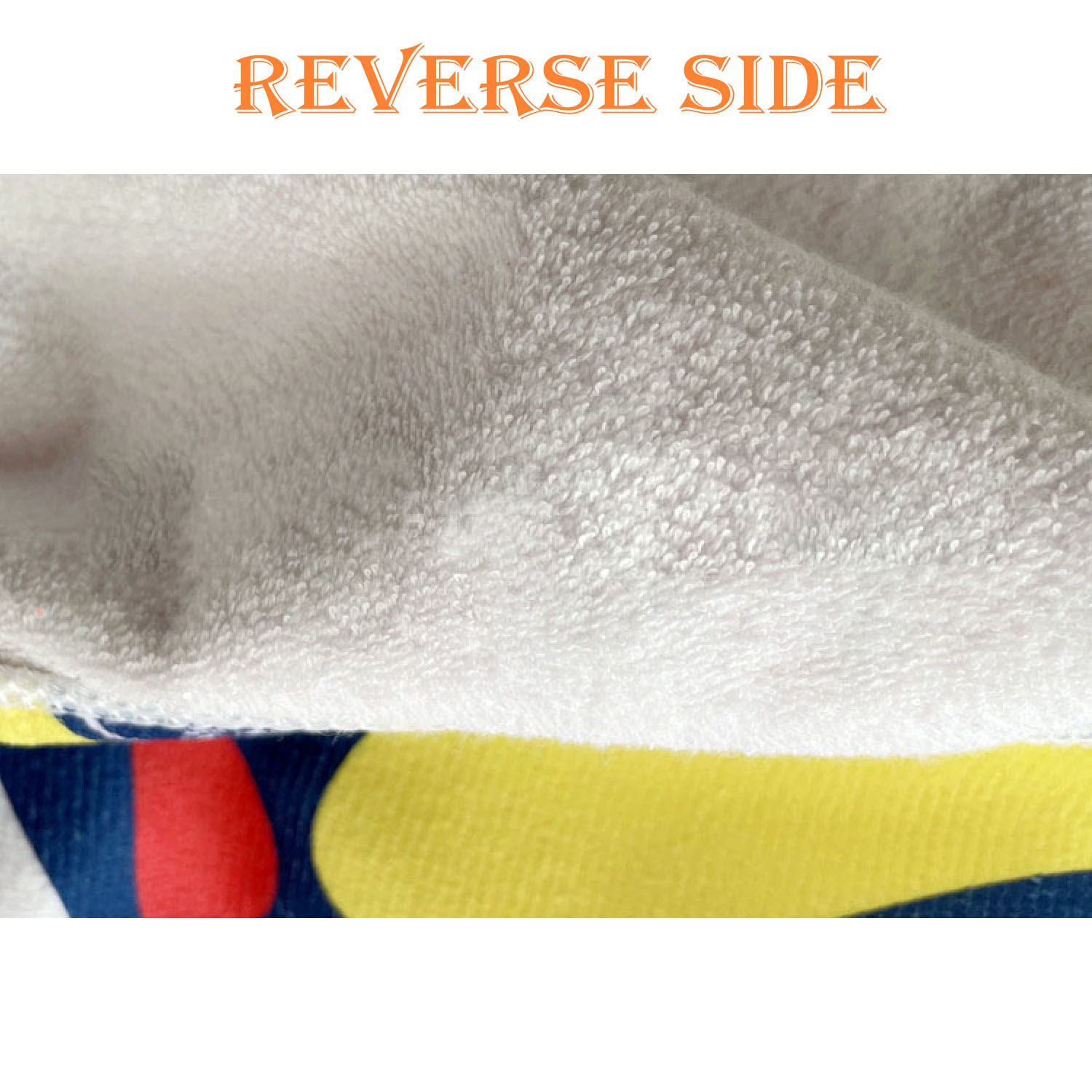 40"x 75" Sublimated Plush Microfiber Beach Towel 4