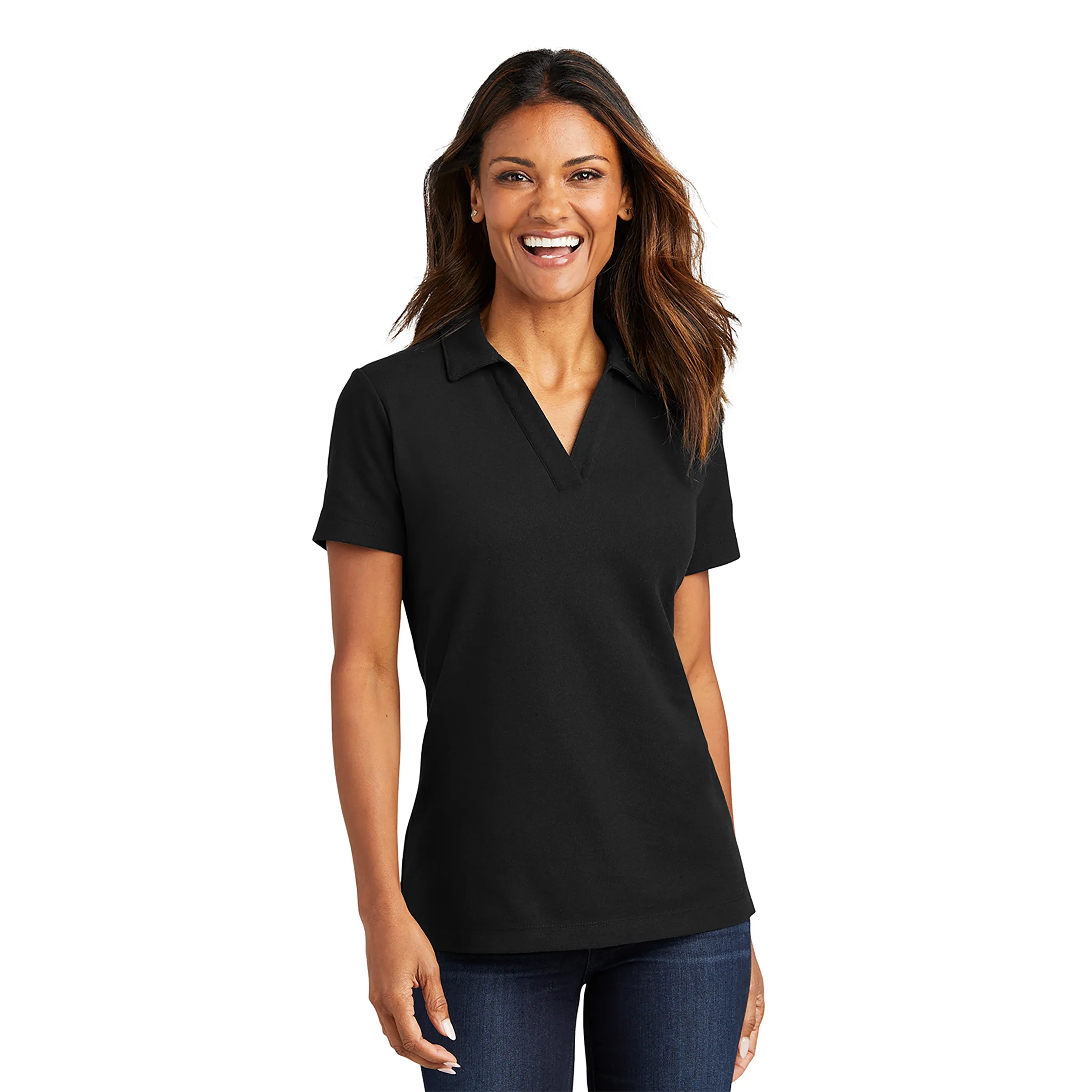 Port Authority(R) Ladies C-FREE(R) Cotton Blend Pique Polo 15