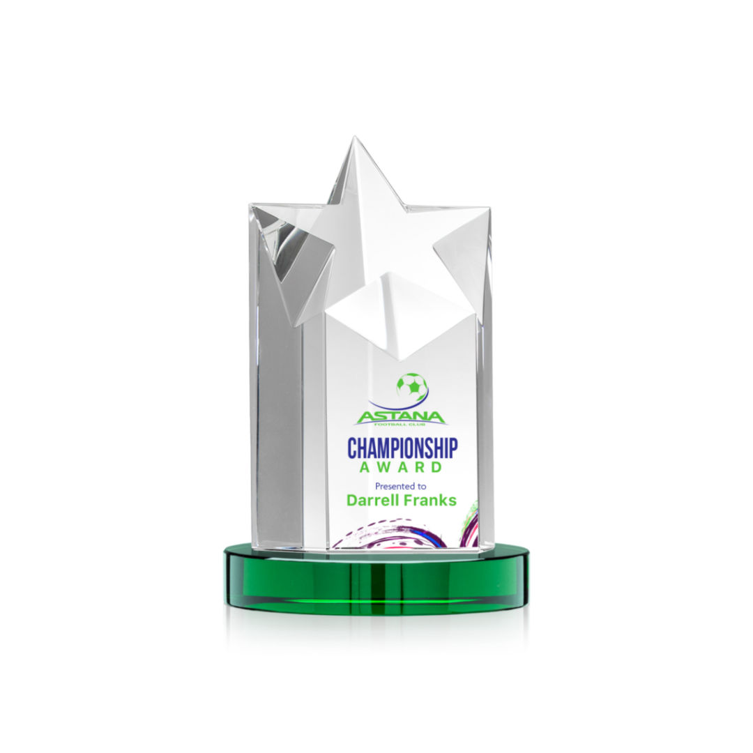 Berkeley VividPrint™ Award on Condor Base - Green 14