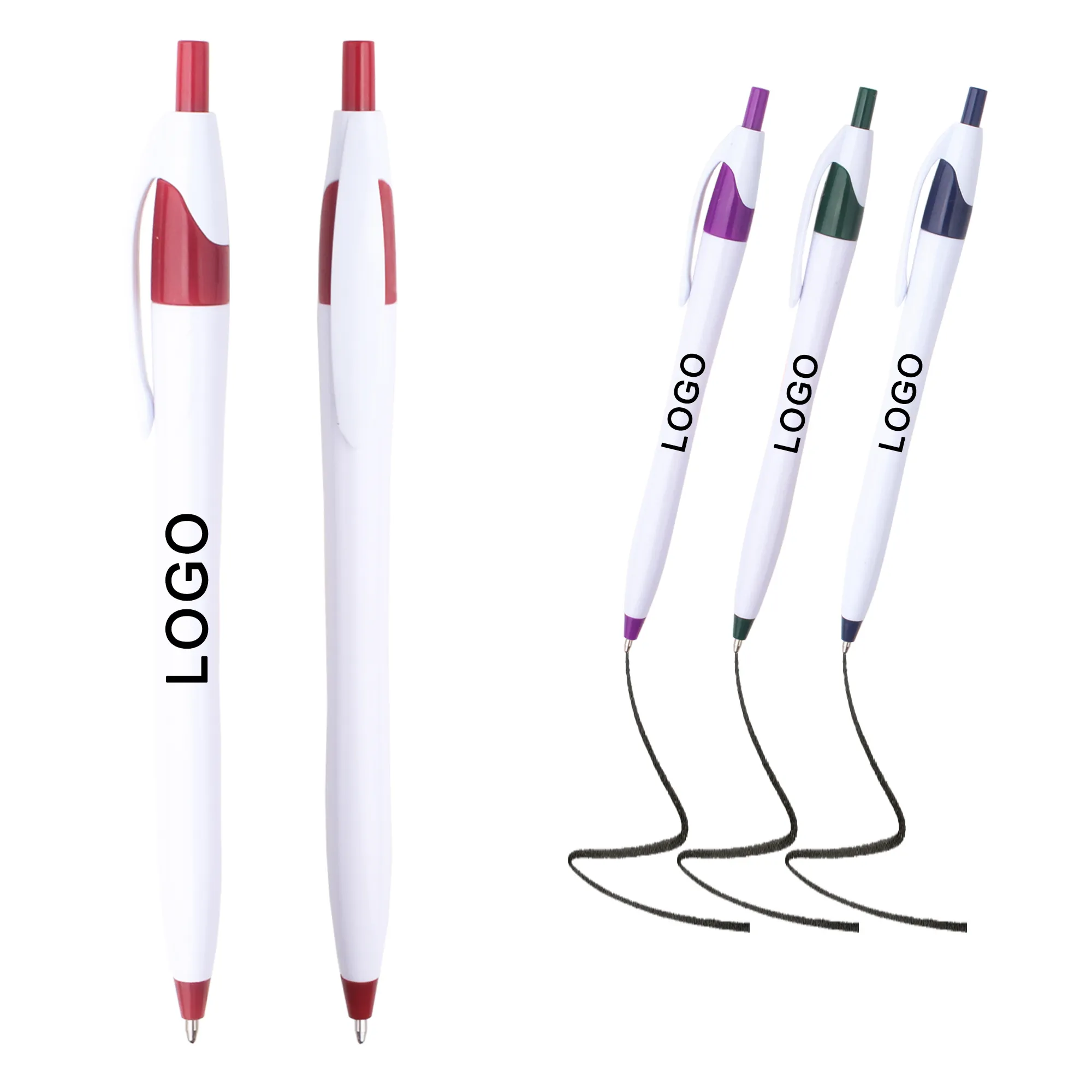 Plastic Javelin Ballpoint Pen - Black Ink 4