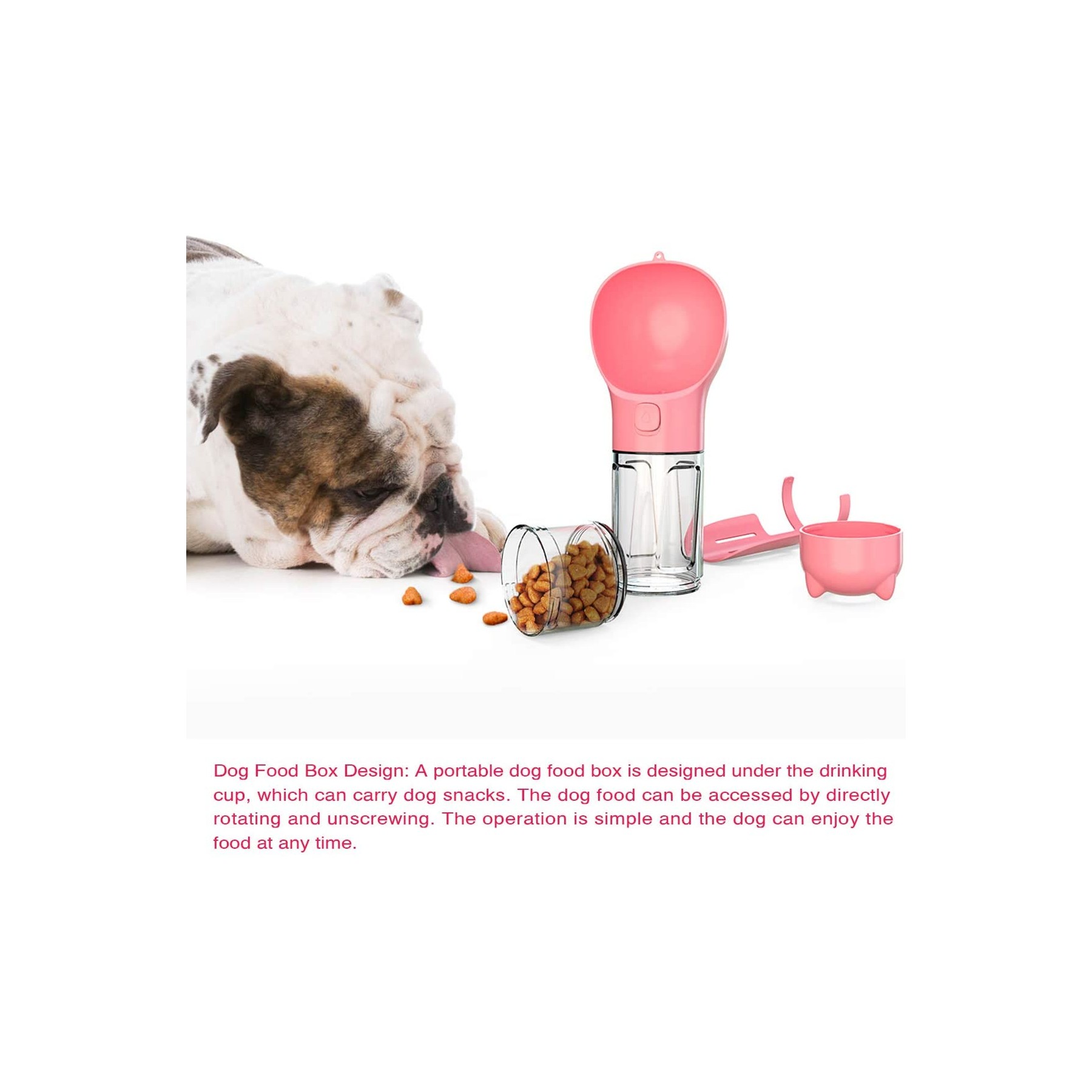 Leak Proof Portable Pet Bowl & Water Feeder with Waste Bags 3