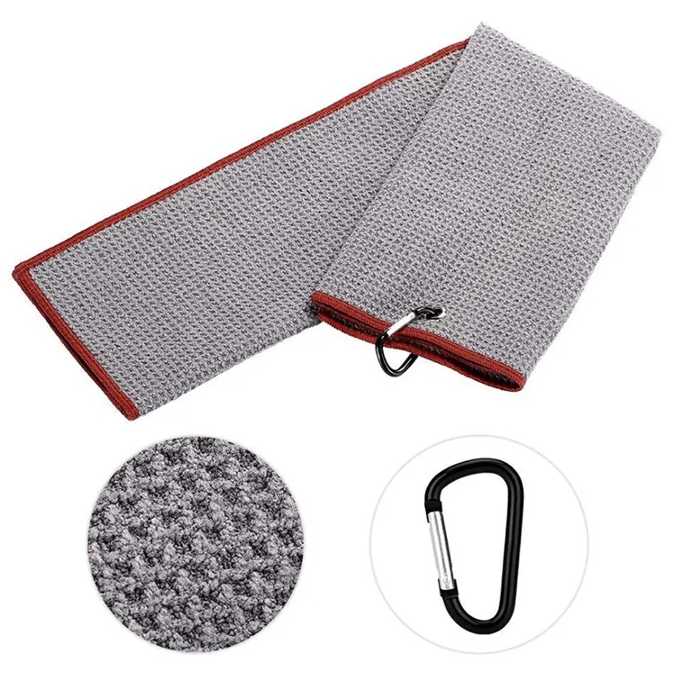 Microfiber Waffle Pattern Golf Towel 3
