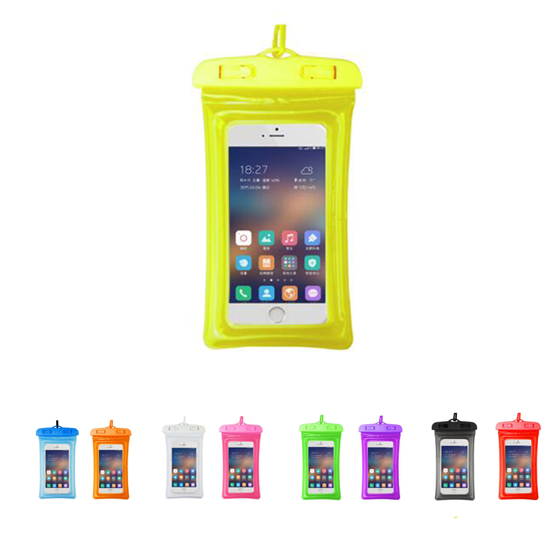 Transparent Mobile Phone Pouch with Neck Strap 2