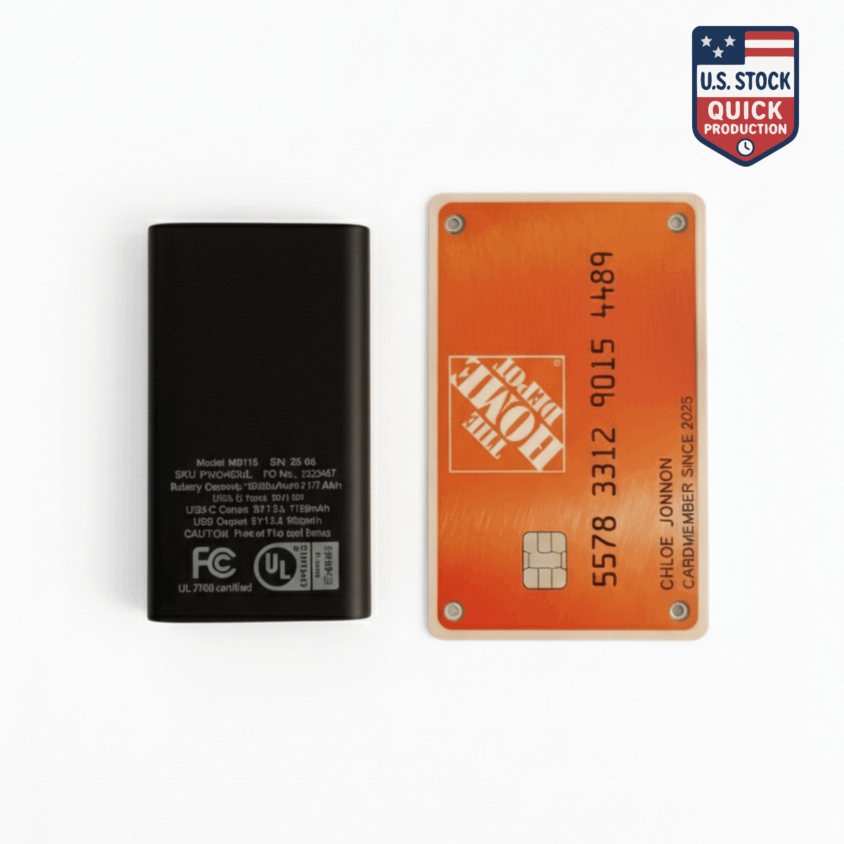 UL Certified 2000mAh Dual Port Compact Power Bank – Smaller Than a Credit Card Travel Charger 9