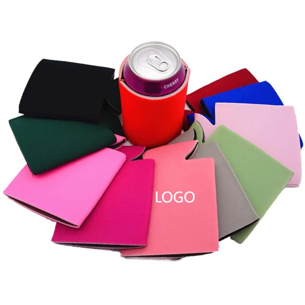 12 Oz Stubby Neoprene Can Cooler 4