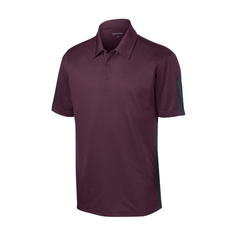 Sport-Tek PosiCharge Active Textured Colorblock Polo. 3