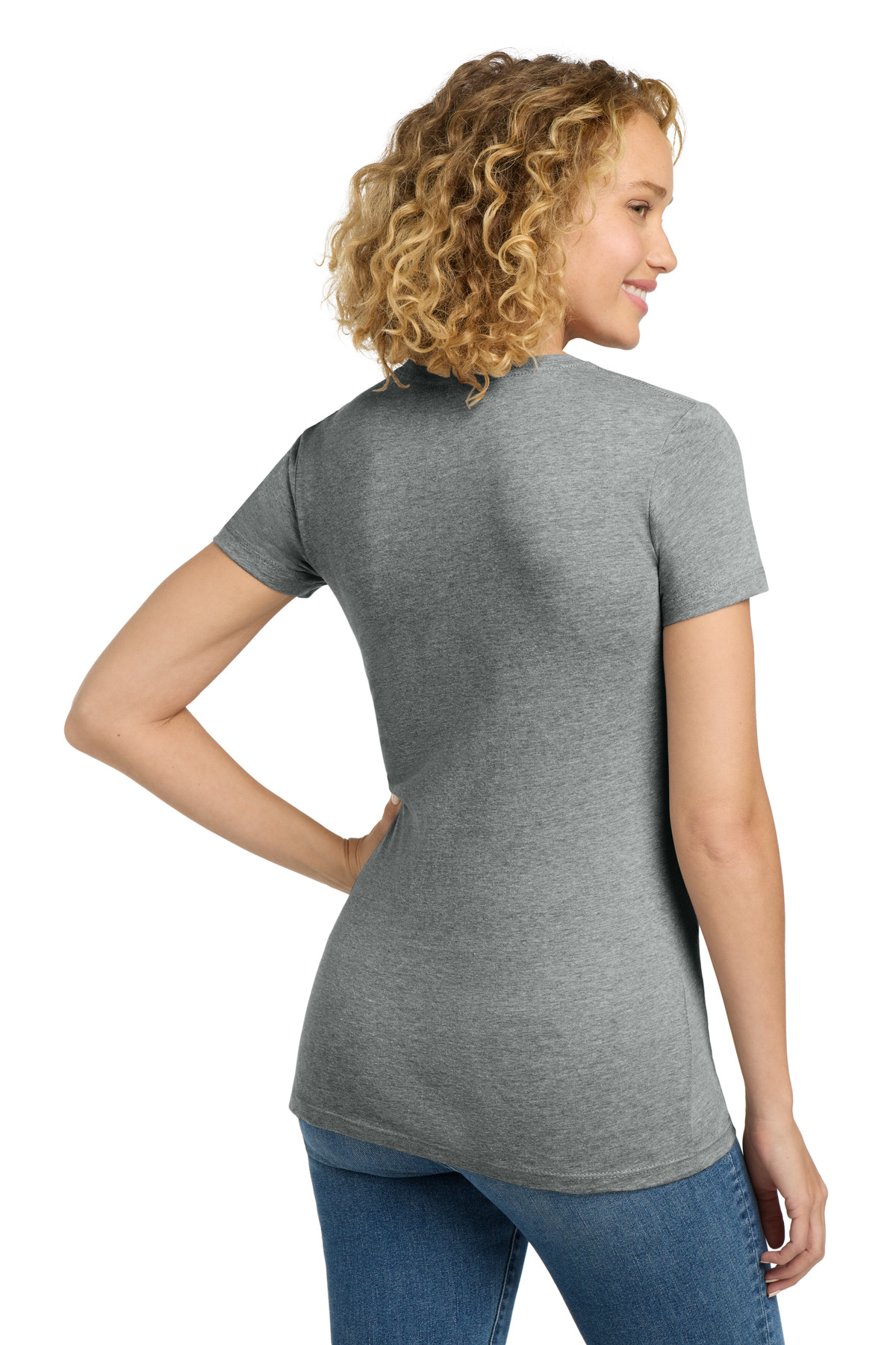 Next Level Apparel Women's CVC Tee. NL6610 218