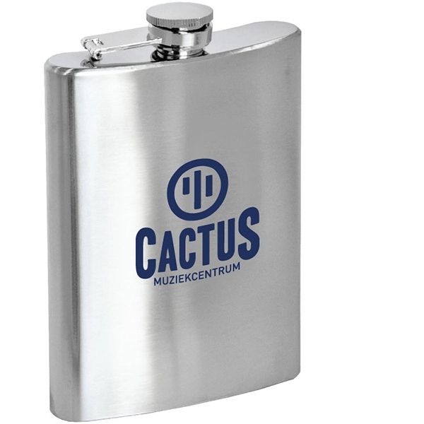 Lincoln - 8 oz Stainless Steel Hip Flask 1