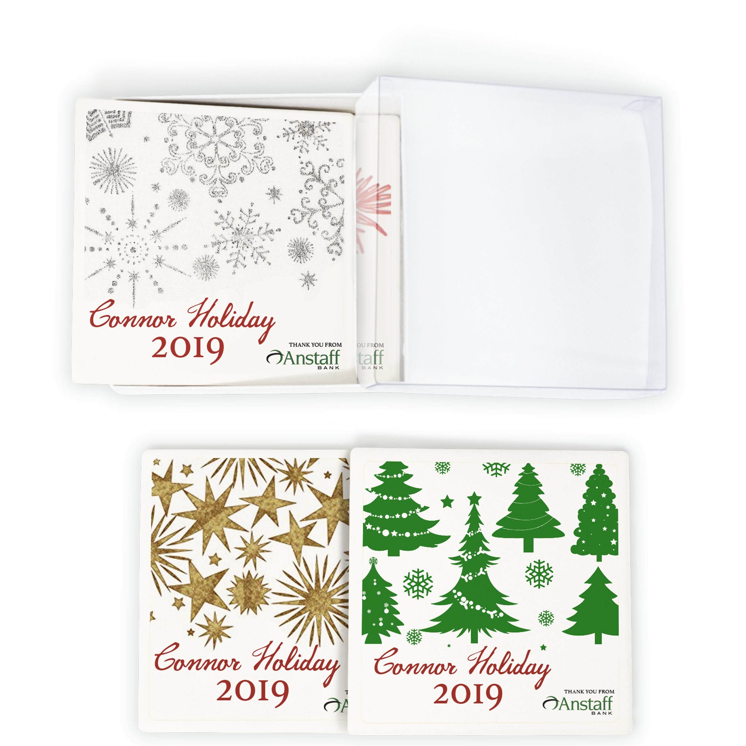 Square Absorbing Stone Coaster Set