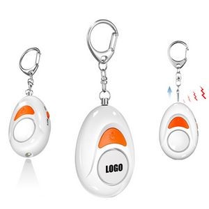 Egg Shaped Safety Alarm With Flashlight 120DB Panic Sound 8