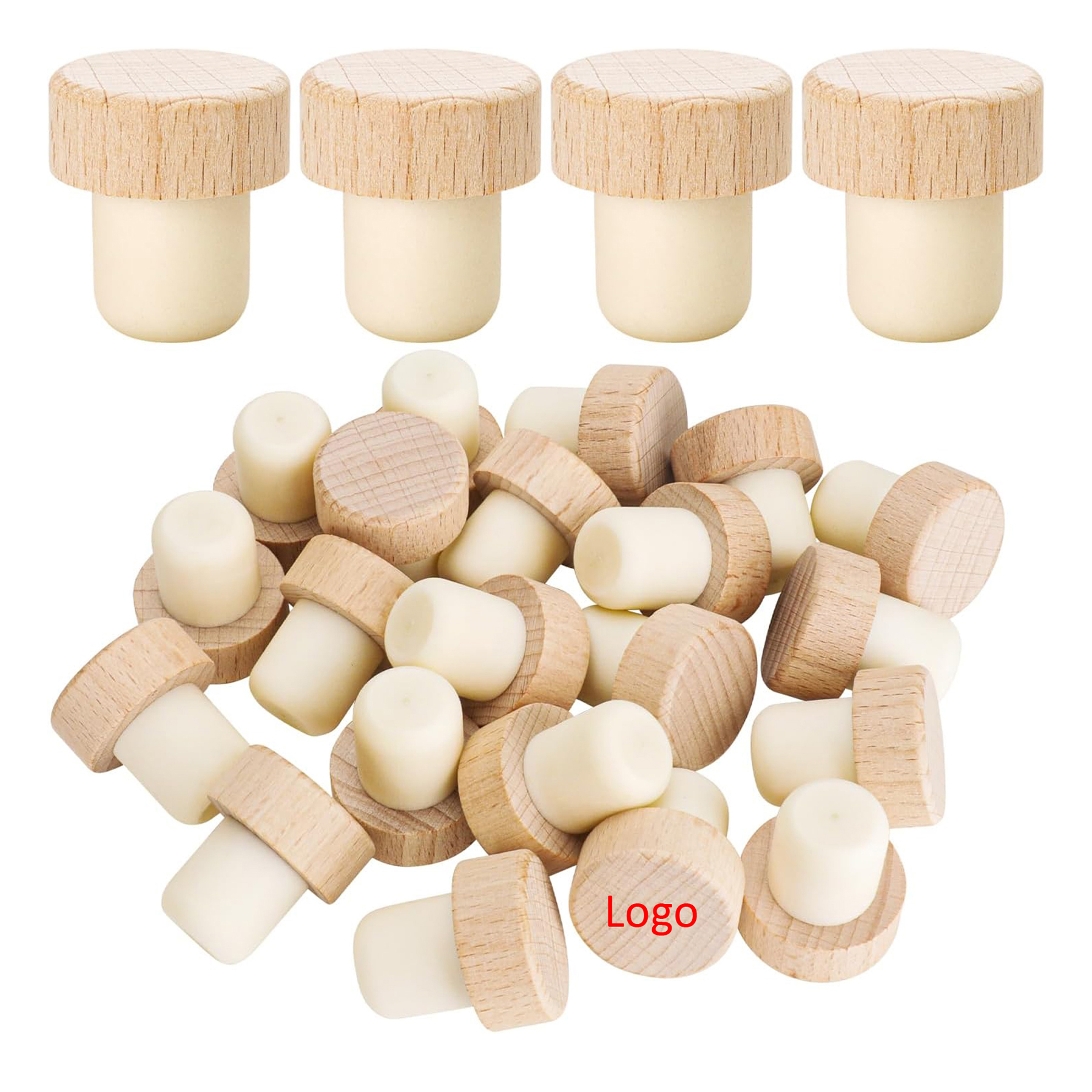 Wine Bottle T-Shape Cork Stoppers 2