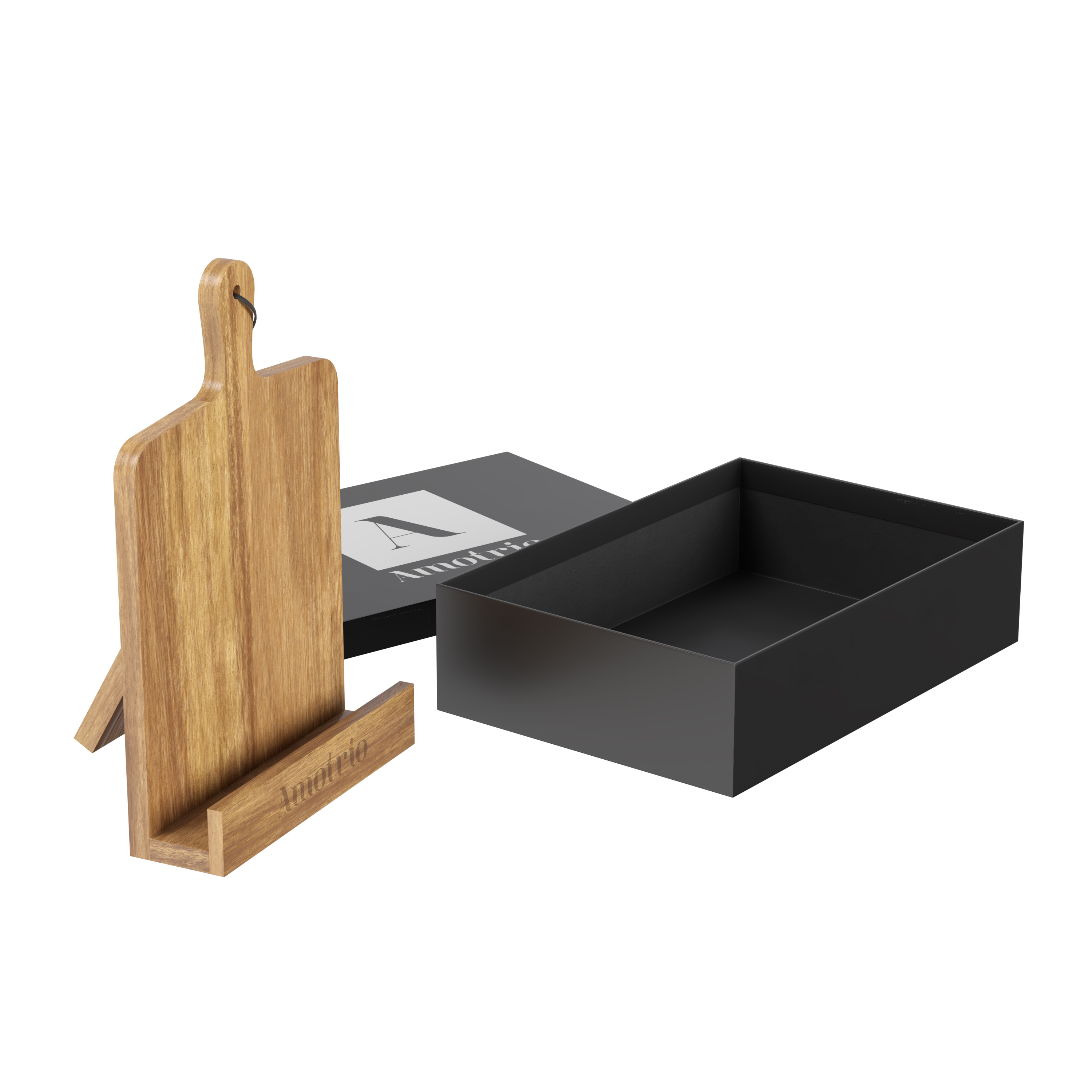 Ramsay Acacia Wood Cookbook Holder 3