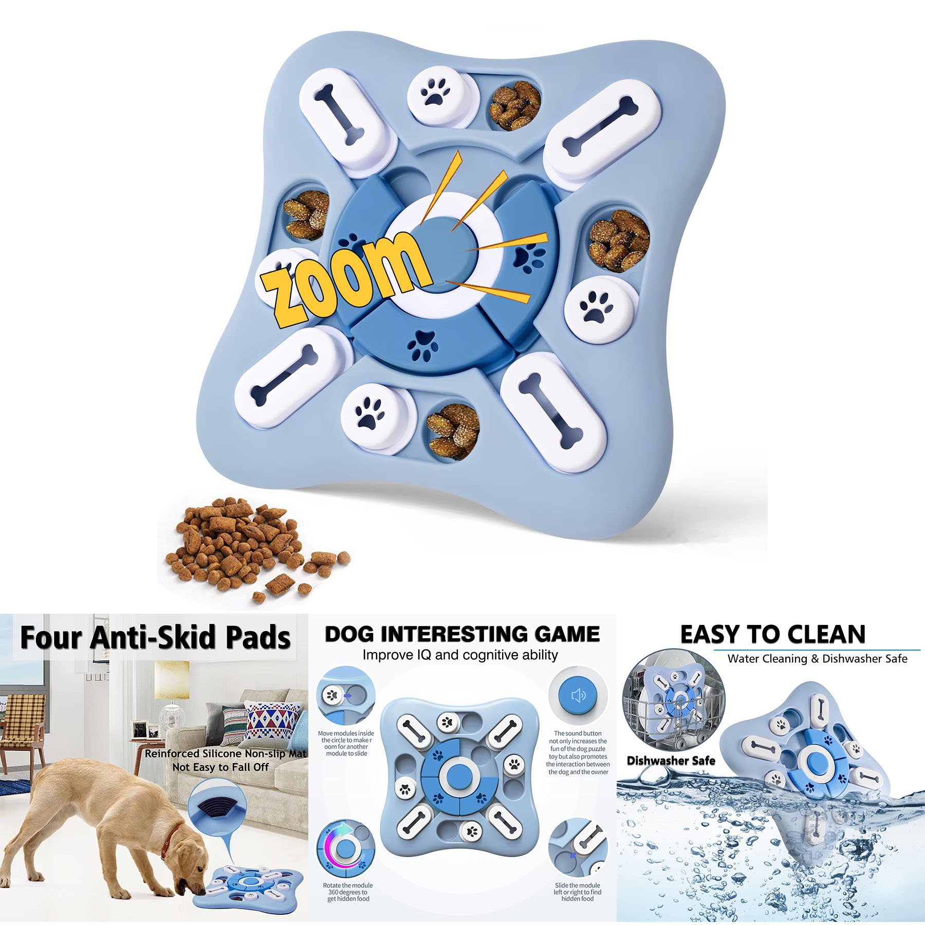 Interactive Dog Toys for Large Medium Small Smart Dogs 2