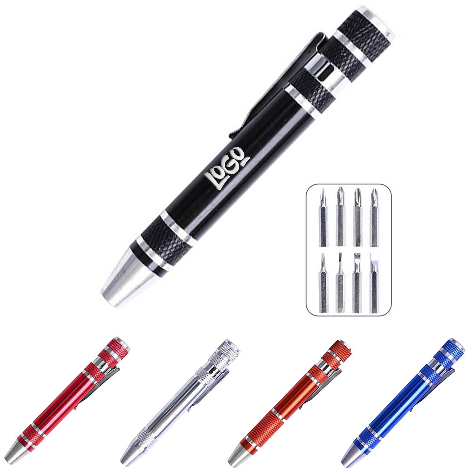 8 In 1 Aluminum Precision Screwdriver Set 7
