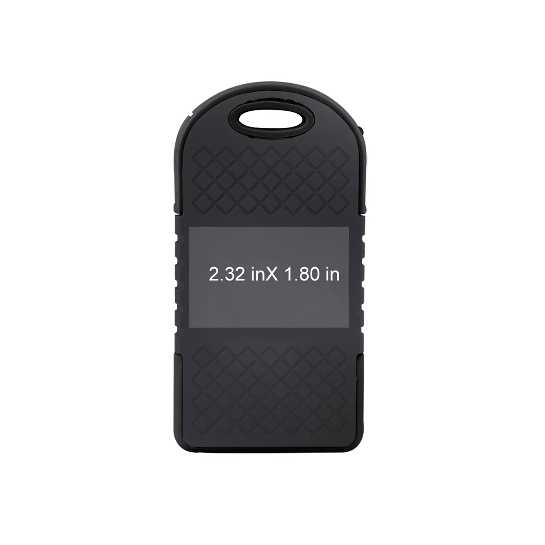 STOCK ! 5000mAh Solar Power Charger with Carabiner 3