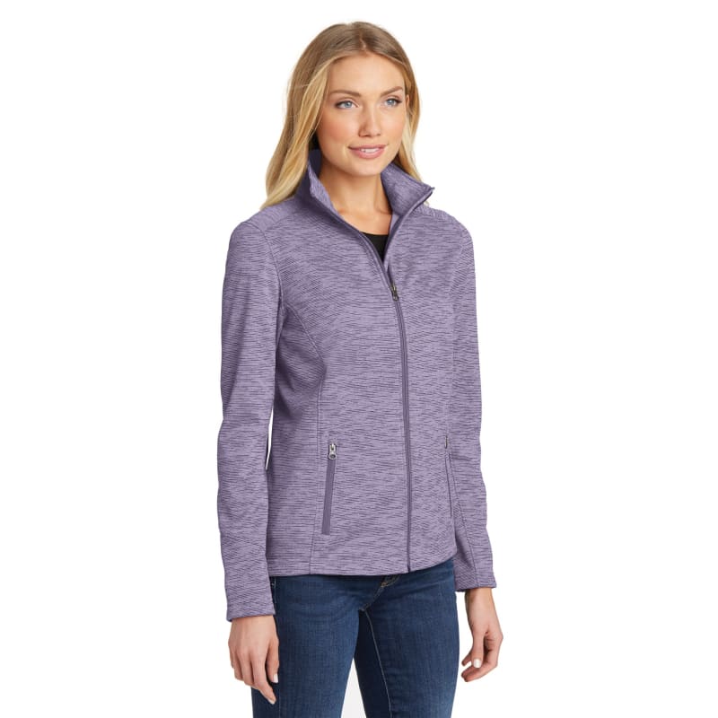 Port Authority Women's Digi Stripe Fleece Jacket. 22