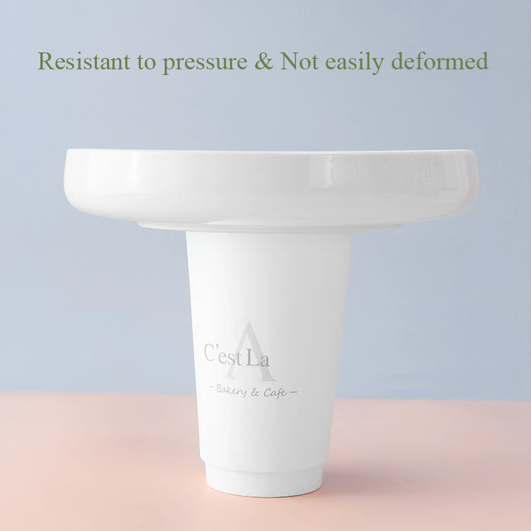Double layer 16oz paper cup customizable logo 3