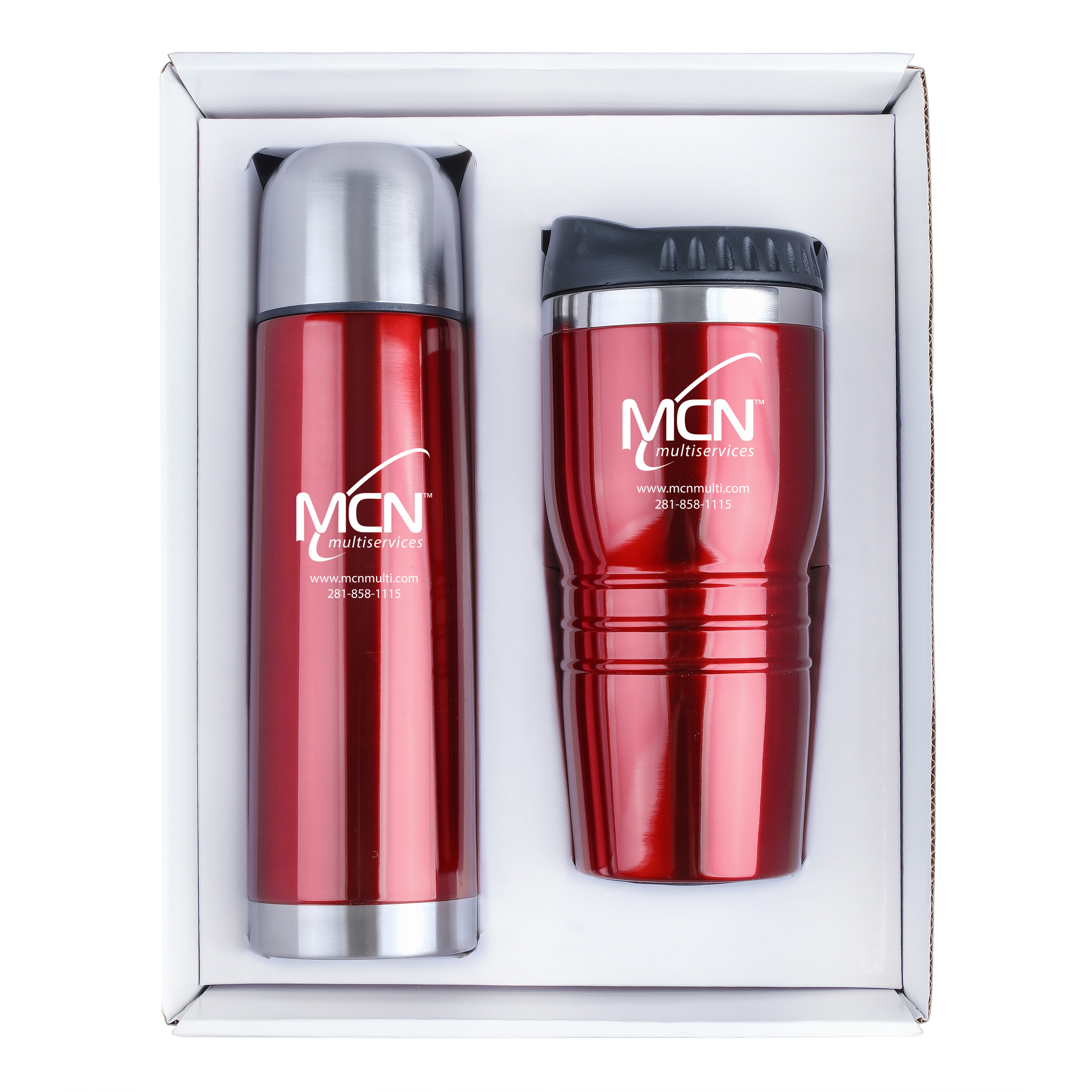 Stainless Steel Thermos & Tumbler Gift Set 7