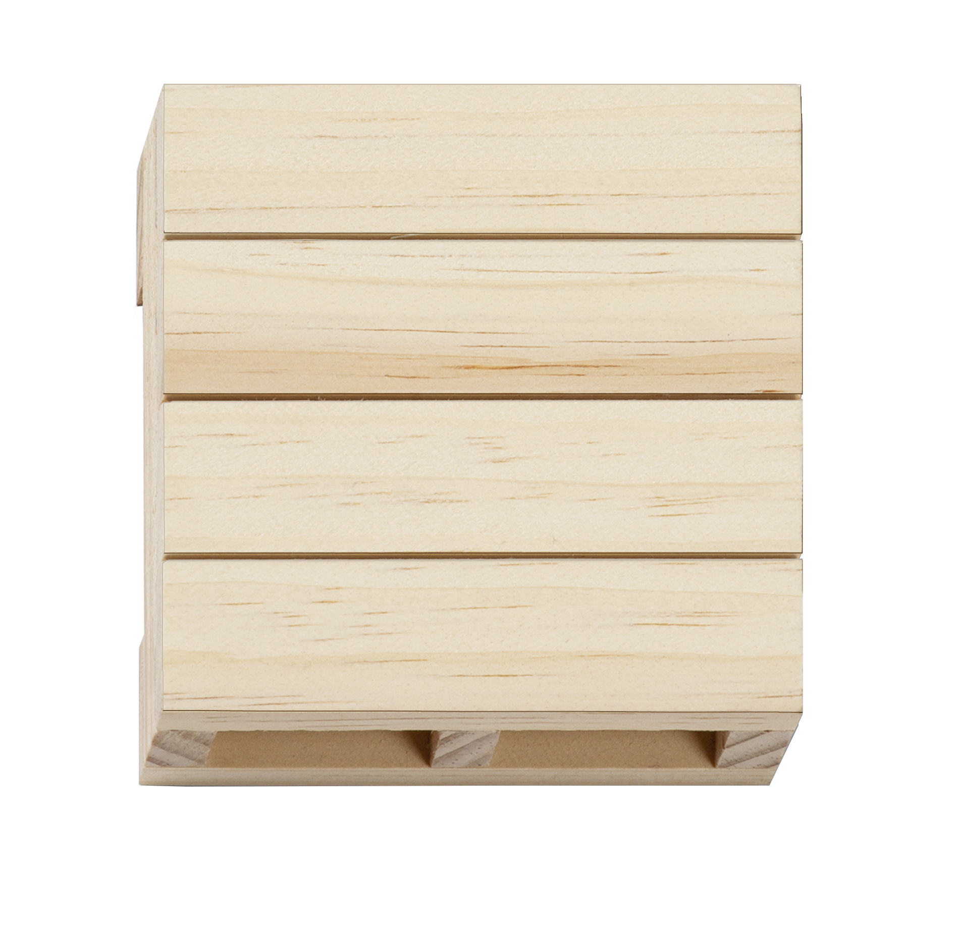 RusticRest Wood Pallet Coaster (4") Square 2