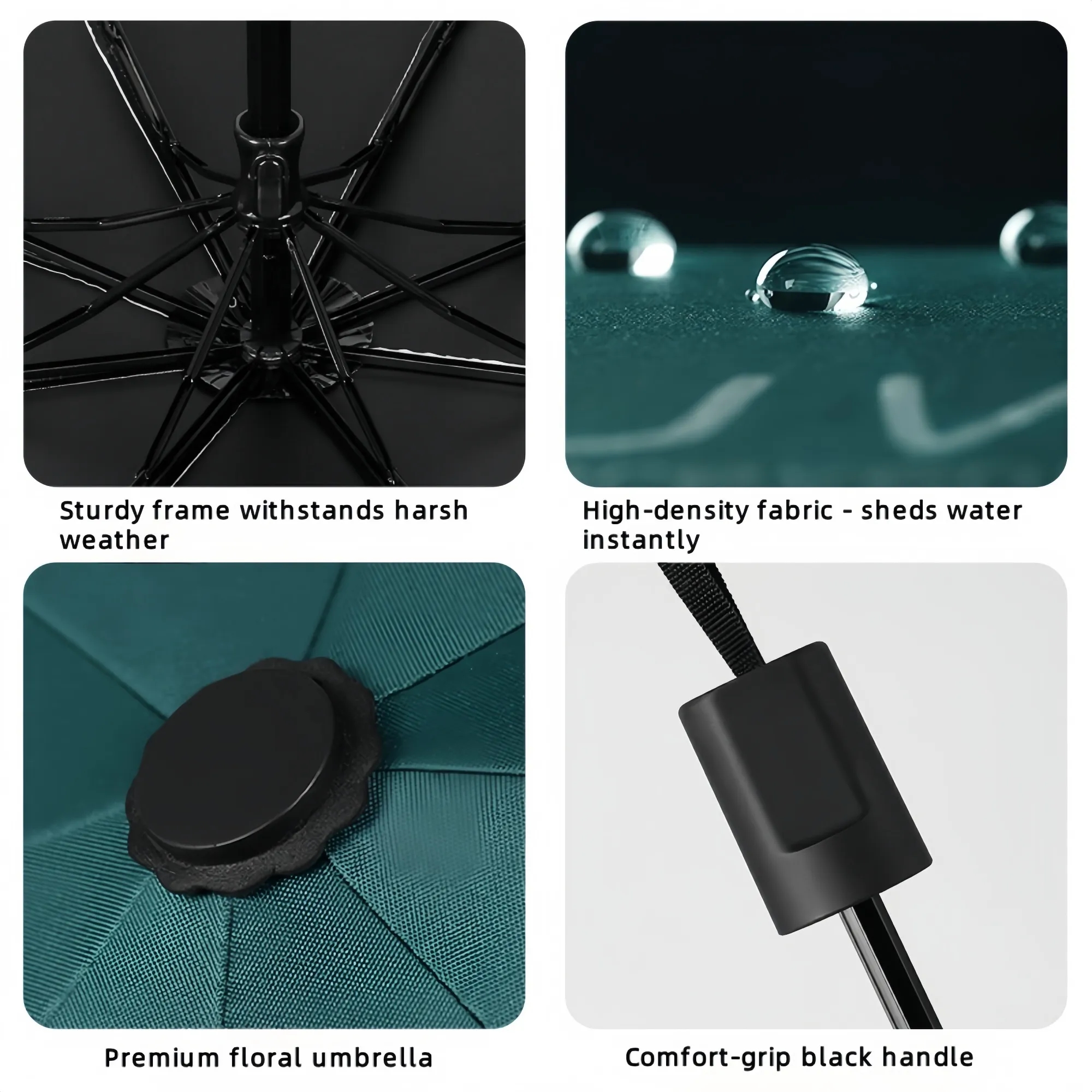 Foldable Umbrella For Both Cloudy And Sunny 6