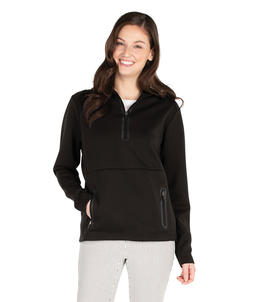 Seaport Quarter Zip Hoodie, custom hoodie or sweatshirt with logo imprint 5